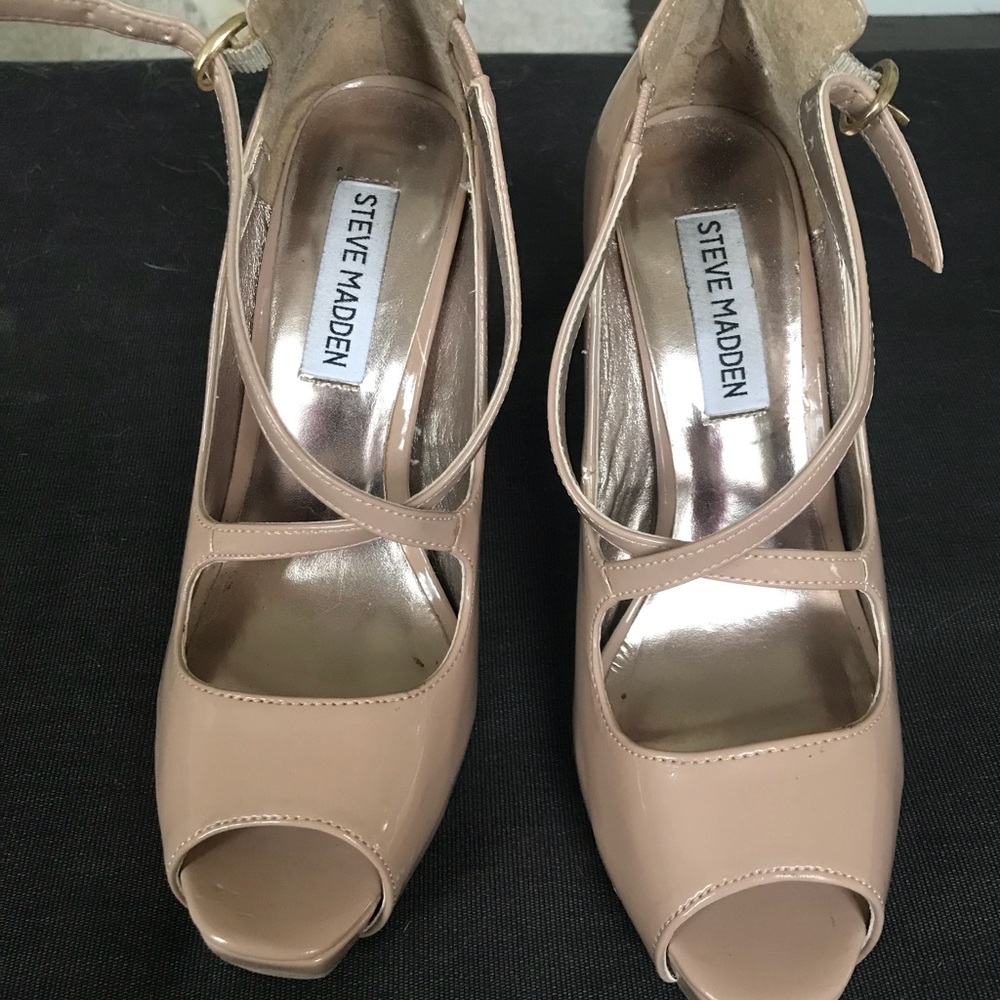 Nude high heels